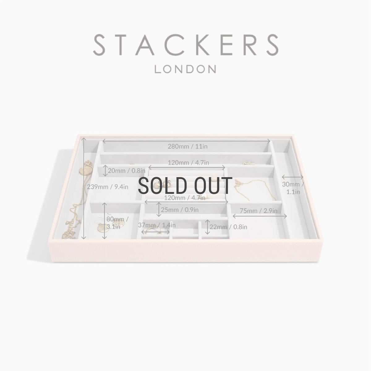画像14: 【STACKERS】スーパーサイズ  リング アクセサリー16sec レイヤー Supersize Ring Accessory ブラッシュ ピンク Blush Pink ジュエリーボックス　スタッカーズ　ロンドン　UK (14)