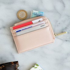 画像2: 【STACKERS】IDケース　カードホルダー　ブラッシュ　ピンク　Blush Pink Zipped Card Holder (2)