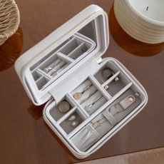 画像12: 【STACKERS】ラグジュアリートラベルジュエリーボックス ブラッシュラフィア　Blush Raffia　Luxury Travel Jewellery Box　スタッカーズ　イギリス　ロンドン ジュエリーボックス (12)