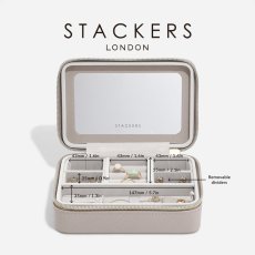 画像14: 【STACKERS】ラグジュアリートラベルジュエリーボックス トープラフィア　Taupe Raffia　Luxury Travel Jewellery Box　スタッカーズ　イギリス　ロンドン　ロンドン ジュエリーボックス (14)