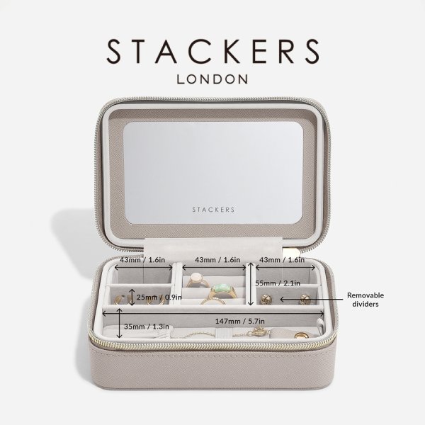 STACKERS】ラグジュアリートラベルジュエリーボックス トープラフィア