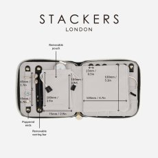 画像16: 【STACKERS】スクエアジュエリーロール 　ブラックラフィア　Black Raffia　Square Jewellery Roll　ブラック　ジュエリーケース　スタッカーズ　イギリス　ロンドン (16)