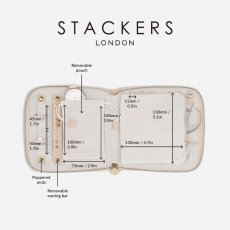 画像16: 【STACKERS】スクエアジュエリーロール 　ブラッシュラフィア　Blush Raffia　Square Jewellery Roll　ピンク　ジュエリーケース　スタッカーズ　イギリス　ロンドン (16)