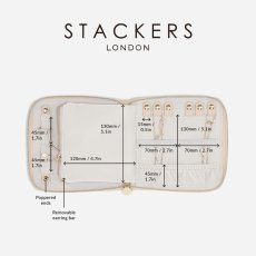 画像17: 【STACKERS】スクエアジュエリーロール 　ブラッシュラフィア　Blush Raffia　Square Jewellery Roll　ピンク　ジュエリーケース　スタッカーズ　イギリス　ロンドン (17)