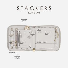 画像16: 【STACKERS】スクエアジュエリーロール 　トープラフィア　Taupe Raffia　Square Jewellery Roll　トープ　ジュエリーケース　スタッカーズ　イギリス　ロンドン (16)