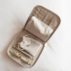 画像14: 【STACKERS】スクエアジュエリーロール 　トープラフィア　Taupe Raffia　Square Jewellery Roll　トープ　ジュエリーケース　スタッカーズ　イギリス　ロンドン (14)