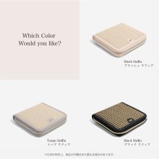 画像8: 【STACKERS】スクエアジュエリーロール 　ブラッシュラフィア　Blush Raffia　Square Jewellery Roll　ピンク　ジュエリーケース　スタッカーズ　イギリス　ロンドン (8)