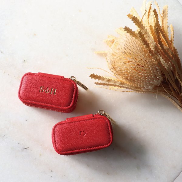STACKERS】トラベル ジュエリーボックス S Travel S レッド Red