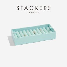 画像9: 【STACKERS】リングホルダー　ミント　ターコイズ　リングロール　3個仕切りに入るリングホルダー　アクセサリー収納　スタッカーズ (9)