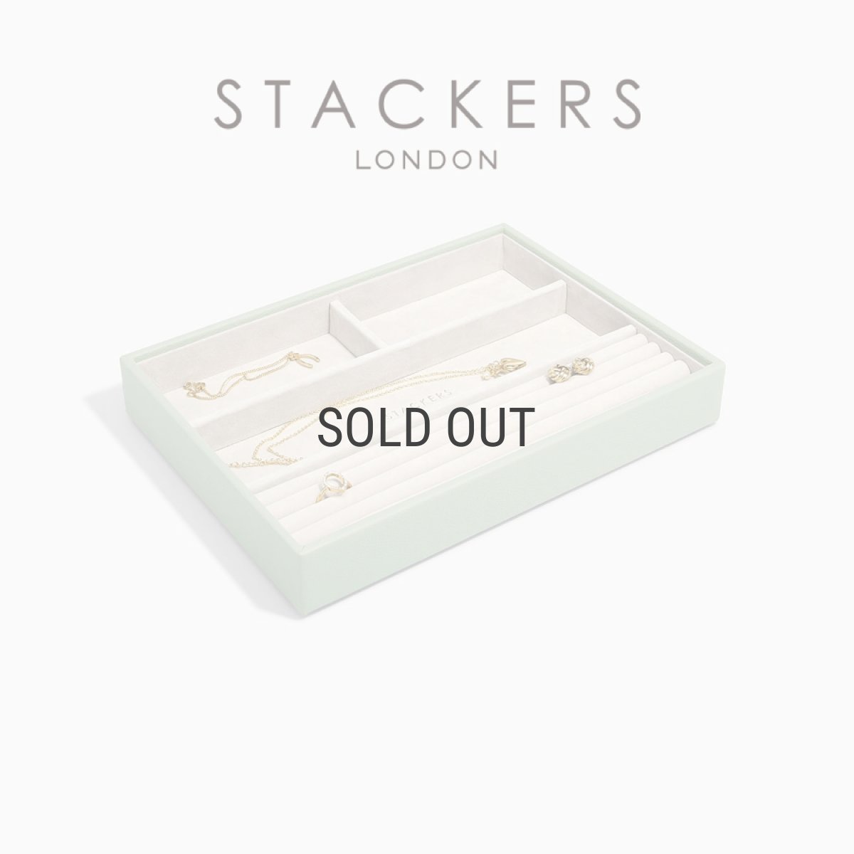 画像2: 【STACKERS】クラシック ジュエリーボックス 4sec セージグリーン Sage Green スタッカーズ ロンドン イギリス (2)