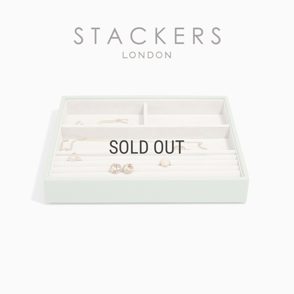画像1: 【STACKERS】クラシック ジュエリーボックス 4sec セージグリーン Sage Green スタッカーズ ロンドン イギリス (1)
