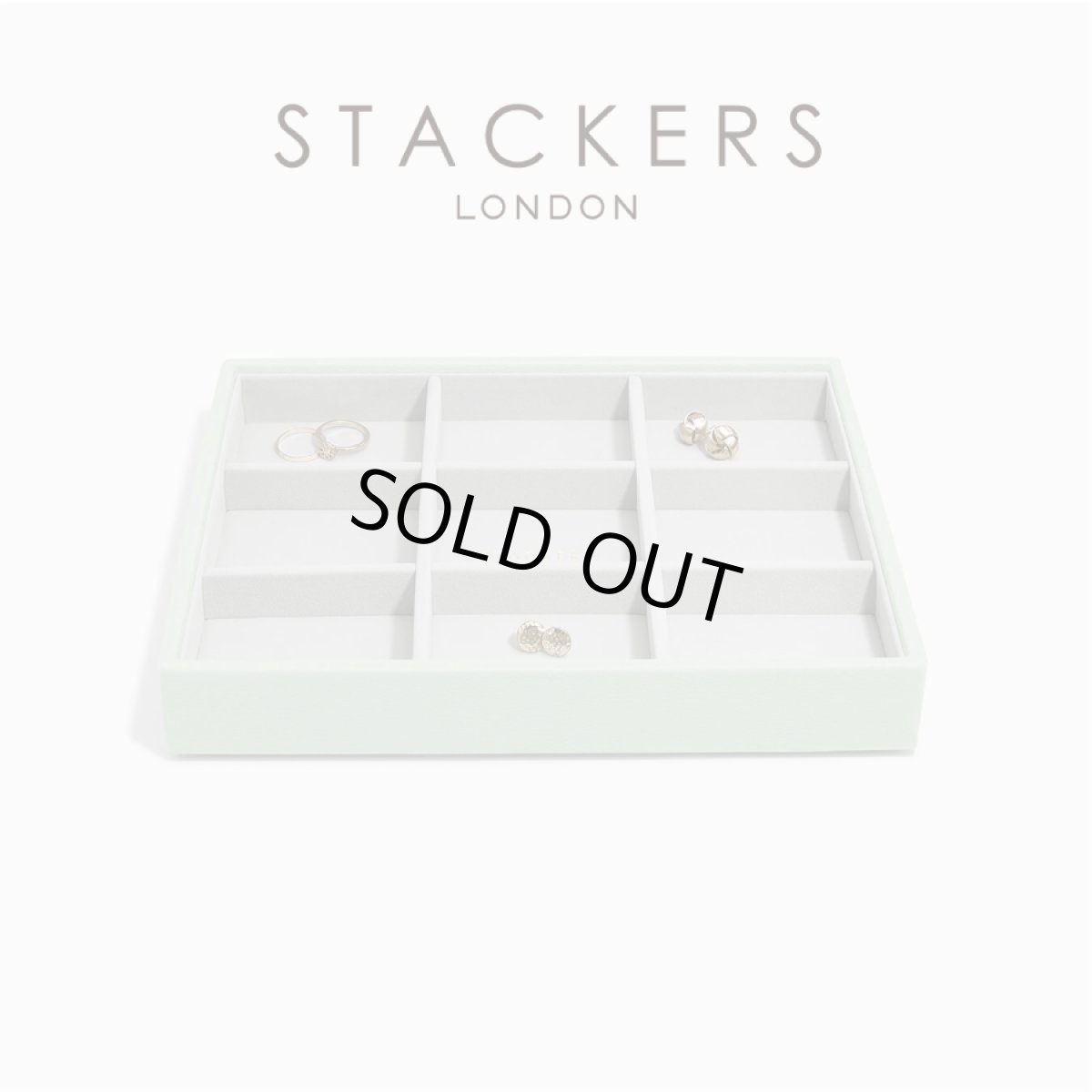 画像1: 【STACKERS】クラシック ジュエリーボックス 9sec セージグリーン Sage Green スタッカーズ ロンドン イギリス (1)
