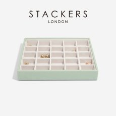 画像1: 【STACKERS】クラシック ジュエリーボックス  25sec セージグリーン Sage Green スタッカーズ ロンドン イギリス (1)