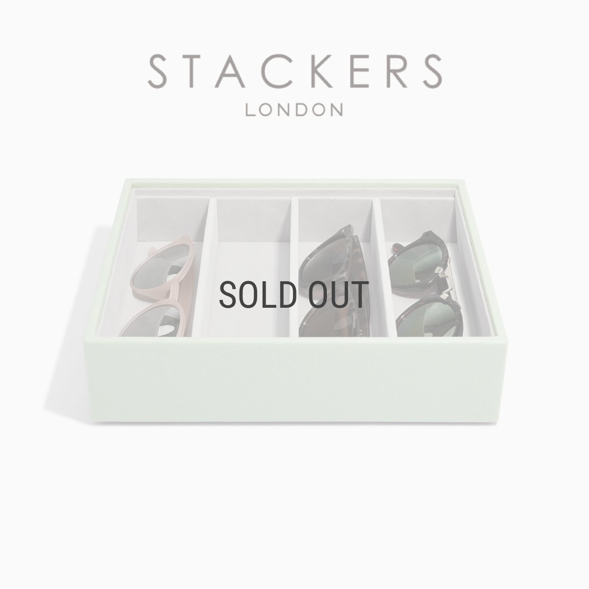 画像1: 【STACKERS】クラシック ジュエリーボックス　 ディープ Deep 4sec セージグリーン Sage Green ジュエリーケース　インテリア　収納　スタッカーズ　ロンドン　イギリス　UK (1)