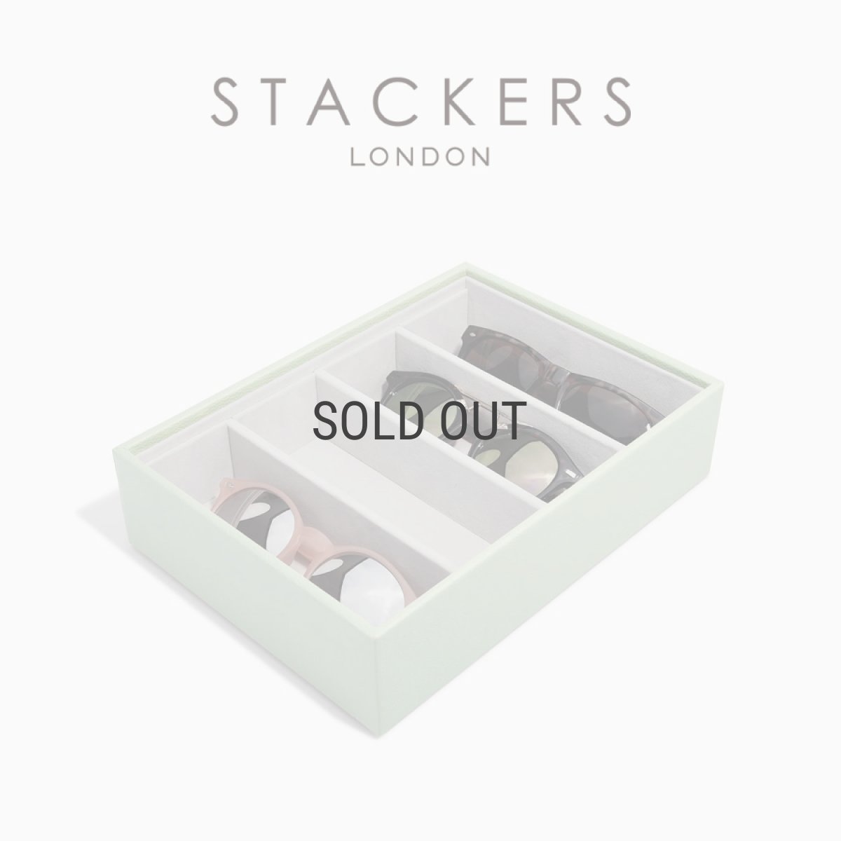 画像2: 【STACKERS】クラシック ジュエリーボックス　 ディープ Deep 4sec セージグリーン Sage Green ジュエリーケース　インテリア　収納　スタッカーズ　ロンドン　イギリス　UK (2)
