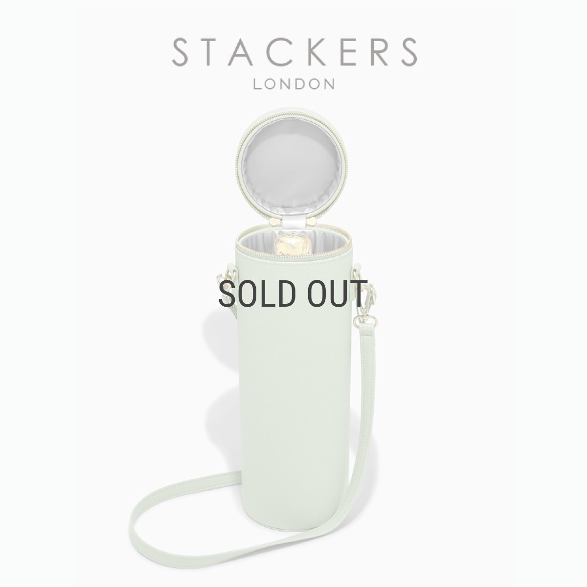 画像1: 【STACKERS】シャンパンボトルバッグ　Champagne Bottle Bag セージグリーンSage Green  スタッカーズ 　ロンドン　UK (1)