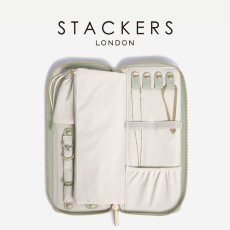 画像2: 【STACKERS】ジュエリーロール Jewellery Roll セージグリーン Sage Green  スタッカーズ (2)