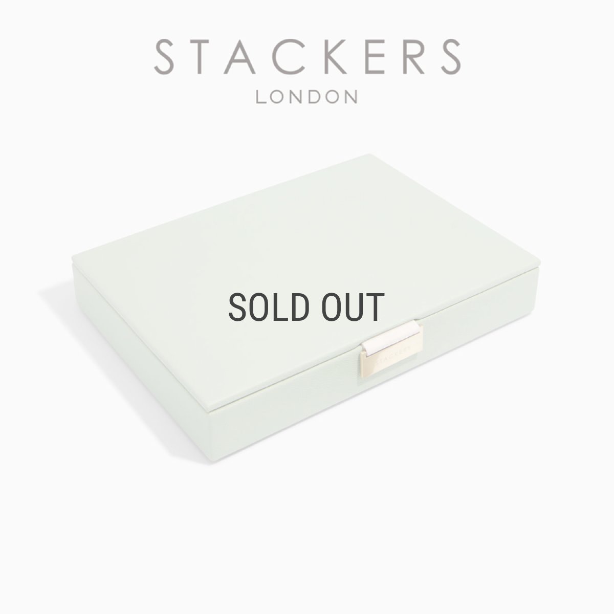 画像2: 【STACKERS】クラシック　ジュエリーボックス Lid リッド （蓋付ケース） セージグリーン Sage green　スタッカーズ ロンドン イギリス (2)