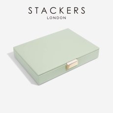 画像2: 【STACKERS】クラシック　ジュエリーボックス Lid セージグリーン Sage green　スタッカーズ ロンドン イギリス (2)