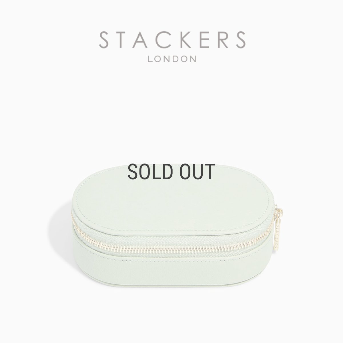 画像12: 【STACKERS】トラベルジュエリーボックス オーバル セージグリーン Sage Green Travel Oval　スタッカーズ　ロンドン　UK (12)