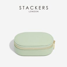 画像10: 【STACKERS】トラベルジュエリーボックス オーバル セージグリーン Sage Green Travel Oval　スタッカーズ (10)