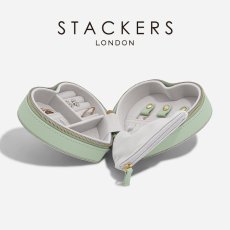画像15: 【STACKERS】トラベル ハート ジュエリーボックス Travel Heart　セージグリーン Sage Green リネン MAMA　母の日　スタッカーズ　イギリス　ロンドン (15)