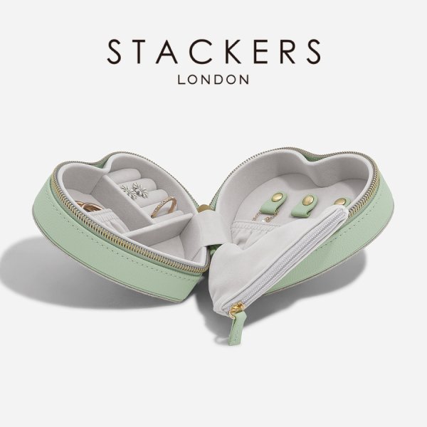STACKERS】トラベル ハート ジュエリーボックス Travel Heart セージ