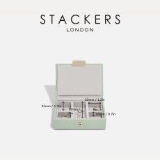 画像12: 【STACKERS】マイクロ　ジュエリーボックス　2個セット　2set　micro　セージ グリーン　Sage Green　スタッカーズ (12)
