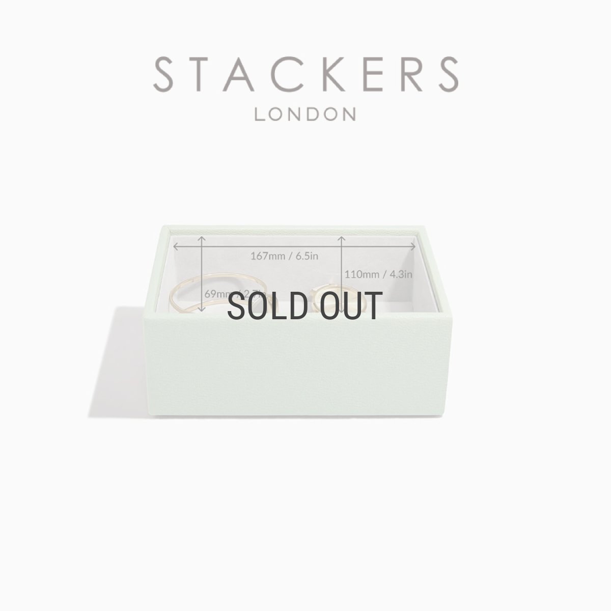 画像5: 【STACKERS】ミニ ジュエリーボックス 選べる2個セット 2set  セージグリーン SageGreen スタッカーズ　ロンドン　UK (5)