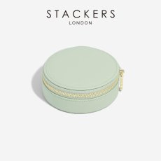 画像10: 【STACKERS】トラベル ジュエリーボックス ラウンド　セージグリーン Sage Green Travel Round スタッカーズ (10)