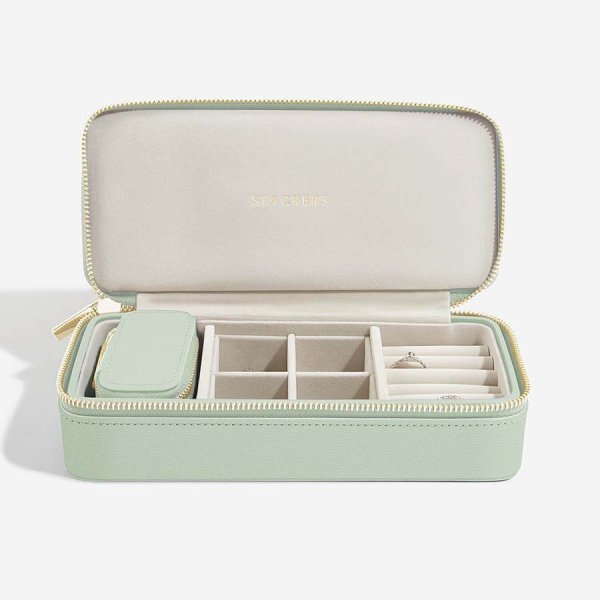 STACKERS】トラベル ジュエリーボックス S TravelS セージグリーン