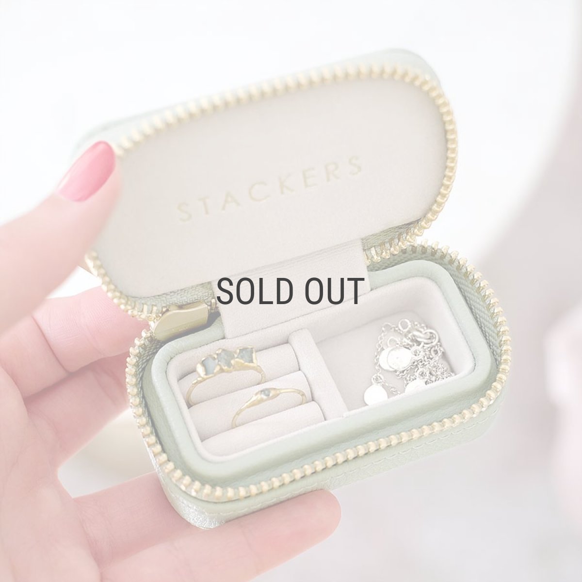 画像12: 【STACKERS】トラベル ジュエリーボックス S TravelS セージグリーン Sage Green　スタッカーズ　ロンドン (12)