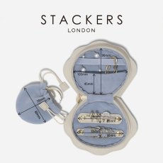 画像15: 【STACKERS】シェルジュエリーケース Shell Jewellery Case　オートミール＆ブルーOatmeal＆Blue　スタッカーズ　イギリス　ロンドン (15)
