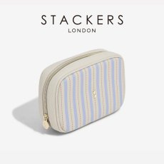 画像15: 【STACKERS】ストライプアコーディオン  Stripe Accordion 　オートミール＆ブルーOatmeal＆Blue　スタッカーズ　イギリス　ロンドン (15)