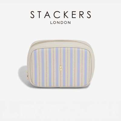 画像1: 【STACKERS】ストライプアコーディオン Stripe Accordion オートミール&ブルーOatmeal&Blue スタッカーズ イギリス ロンドン