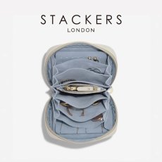 画像3: 【STACKERS】ストライプアコーディオン  Stripe Accordion 　オートミール＆ブルーOatmeal＆Blue　スタッカーズ　イギリス　ロンドン (3)