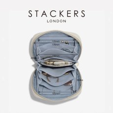 画像16: 【STACKERS】ストライプアコーディオン  Stripe Accordion 　オートミール＆ブルーOatmeal＆Blue　スタッカーズ　イギリス　ロンドン (16)