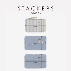 画像17: 【STACKERS】ストライプアコーディオン  Stripe Accordion 　オートミール＆ブルーOatmeal＆Blue　スタッカーズ　イギリス　ロンドン (17)