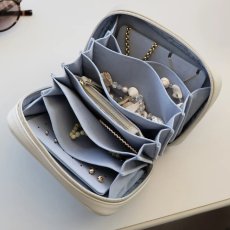 画像2: 【STACKERS】ストライプアコーディオン  Stripe Accordion 　オートミール＆ブルーOatmeal＆Blue　スタッカーズ　イギリス　ロンドン (2)