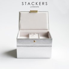 画像1: 【STACKERS】ミニ ジュエリーボックス 選べる2個セット 2set  シルバー Silver  日本限定 ユナイテッドアローズ コラボ スタッカーズ (1)