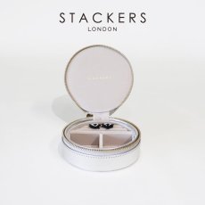 画像1: 【STACKERS】トラベル ジュエリーボックス ラウンド　シルバー　Silver 日本限定　ユナイテッドアローズ　 Tarevel Round United Arrows　スタッカーズ (1)