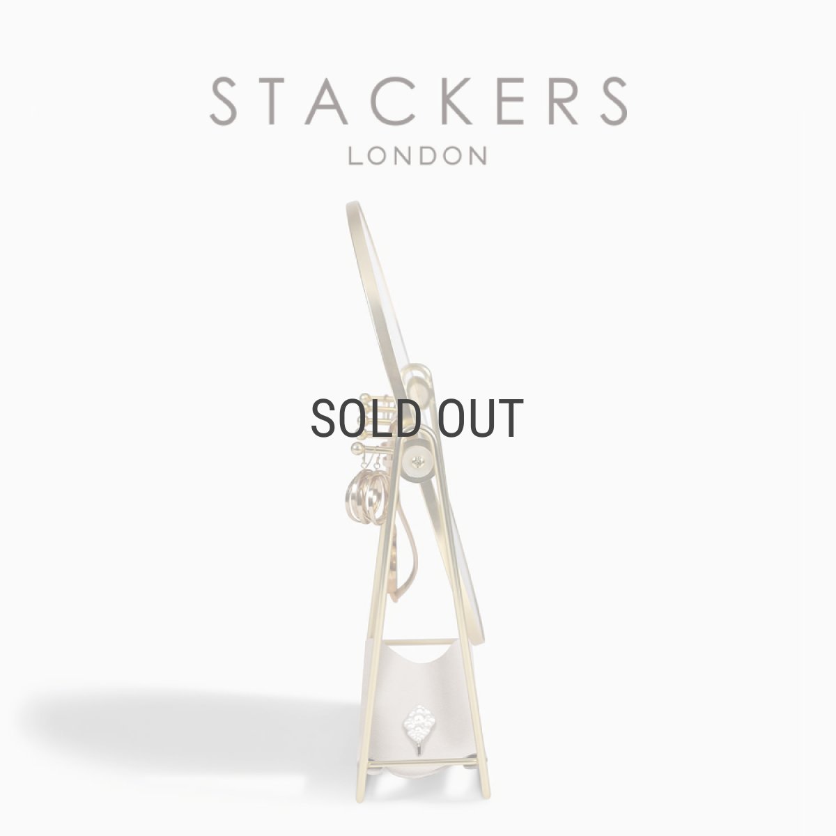 画像3: 【STACKERS】ドレッシング テーブル ミラー ＆ ジュエリースタンド Dressing Table Mirror & Jewellery Stand トープ　グレージュ Taupe スタッカーズ (3)