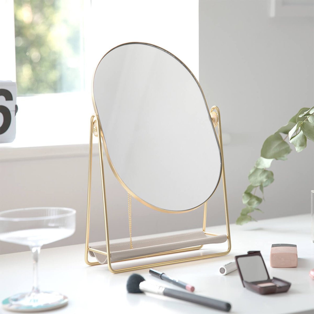 画像13: 【STACKERS】ドレッシング テーブル ミラー ＆ ジュエリースタンド Dressing Table Mirror & Jewellery Stand トープ　グレージュ Taupe スタッカーズ (13)