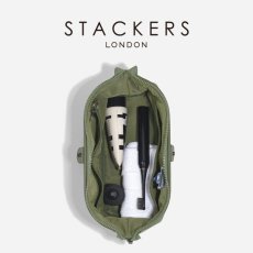 画像5: 【STACKERS】キャンバス　ドクターズ　スタイル　ウォッシュバッグ　キャンバス グリーン　Canvas Doctor’s style Wash Bag  Canvas Green  スタッカーズ 　イギリス　ロンドン (5)