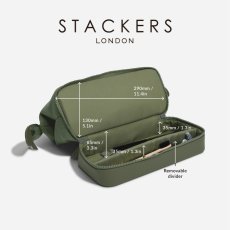 画像15: 【STACKERS】キャンバス　ドクターズ　スタイル　ウォッシュバッグ　キャンバス グリーン　Canvas Doctor’s style Wash Bag  Canvas Green  スタッカーズ 　イギリス　ロンドン (15)