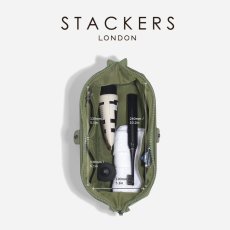 画像14: 【STACKERS】キャンバス　ドクターズ　スタイル　ウォッシュバッグ　キャンバス グリーン　Canvas Doctor’s style Wash Bag  Canvas Green  スタッカーズ 　イギリス　ロンドン (14)