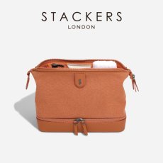 画像2: 【STACKERS】キャンバス　ドクターズ　スタイル　ウォッシュバッグ　キャンバス オレンジ　Canvas Doctor’s style Wash Bag Canvas Orenge  スタッカーズ 　イギリス　ロンドン (2)