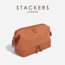 画像3: 【STACKERS】キャンバス　ドクターズ　スタイル　ウォッシュバッグ　キャンバス オレンジ　Canvas Doctor’s style Wash Bag Canvas Orenge  スタッカーズ 　イギリス　ロンドン (3)