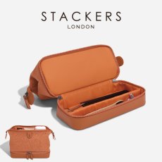 画像1: 【STACKERS】キャンバス　ドクターズ　スタイル　ウォッシュバッグ　キャンバス オレンジ　Canvas Doctor’s style Wash Bag Canvas Orenge  スタッカーズ 　イギリス　ロンドン (1)