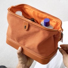 画像16: 【STACKERS】キャンバス　ドクターズ　スタイル　ウォッシュバッグ　キャンバス オレンジ　Canvas Doctor’s style Wash Bag Canvas Orenge  スタッカーズ 　イギリス　ロンドン (16)